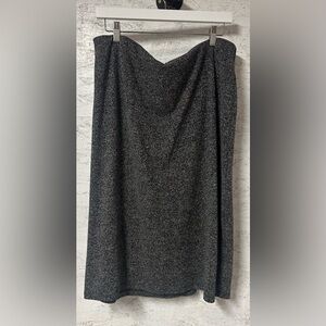 Old Navy Grey & Black Marled Pencil Skirt